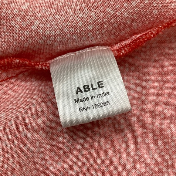 Able Coral V-Neck Midi Sundress with Dolman Sleeves - Picture 9 of 9